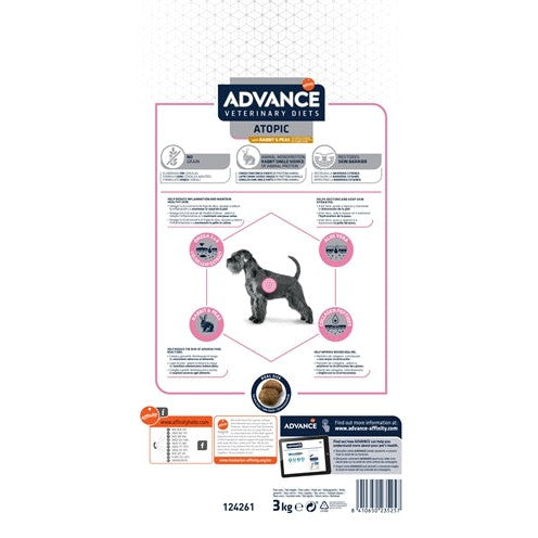 Advance Veterinary Diet Dog Atopic Gevoelige Huid Graanvrij / Derma - DROOGVOER - BrokjesKoning.nl