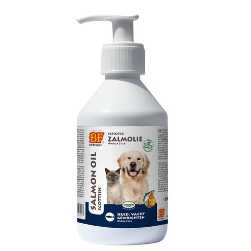 Bf Petfood Zalmolie - VOEDINGSSUPPLEMENTEN - BrokjesKoning.nl