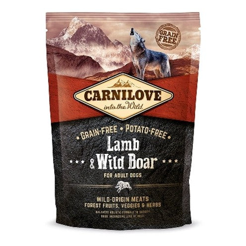 Carnilove Lamb / Wild Boar Adult - DROOGVOER - BrokjesKoning.nl