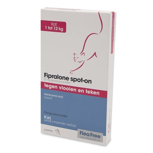 Exil Flea Free Fipralone Spot-On Kat - BESTRIJDINGSARTIKELEN - BrokjesKoning.nl