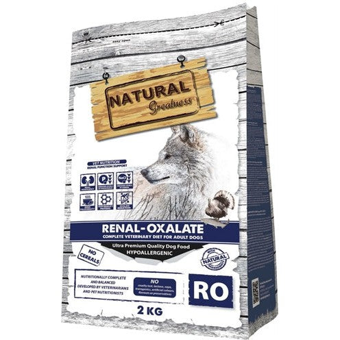 Natural Greatness Veterinary Diet Dog Renal Oxalate Complete - DROOGVOER - BrokjesKoning.nl