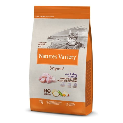 Natures Variety Original Sterilized Turkey No Grain - DROOGVOER - BrokjesKoning.nl