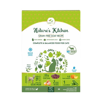 Pawfect Freeze Dried Foods Cat Goat Recipe - DROOGVOER - BrokjesKoning.nl