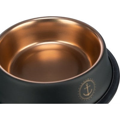 Trixie Be Nordic Voer / Waterbak Rvs / Rubber Zwart / Brons - VOER/DRINKBAKKEN - BrokjesKoning.nl