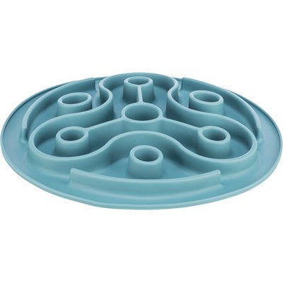 Trixie Voermat Slowfeeding Tpe Blauw - VOER/DRINKBAKKEN - BrokjesKoning.nl