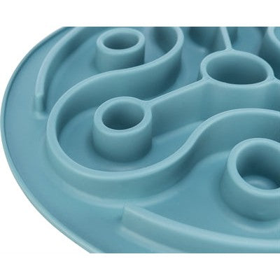 Trixie Voermat Slowfeeding Tpe Blauw - VOER/DRINKBAKKEN - BrokjesKoning.nl