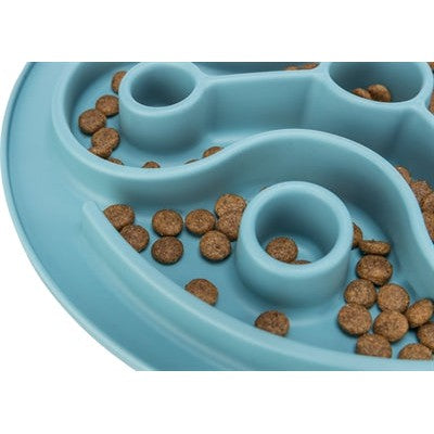 Trixie Voermat Slowfeeding Tpe Blauw - VOER/DRINKBAKKEN - BrokjesKoning.nl