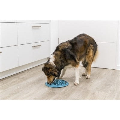 Trixie Voermat Slowfeeding Tpe Blauw - VOER/DRINKBAKKEN - BrokjesKoning.nl