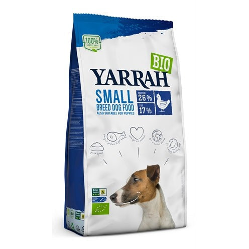 Yarrah Dog Biologische Brokken Small Breed Kip - DROOGVOER - BrokjesKoning.nl