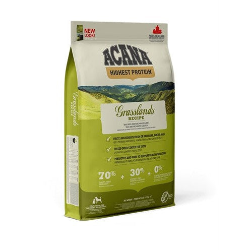 Acana Highest Protein Grasslands Dog - DROOGVOER - BrokjesKoning.nl