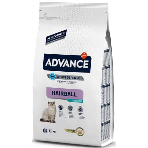 Advance Cat Sterilized Hairball - DROOGVOER - BrokjesKoning.nl