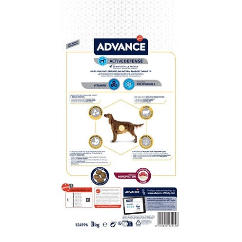 Advance Sensitive Lamb / Rice - DROOGVOER - BrokjesKoning.nl