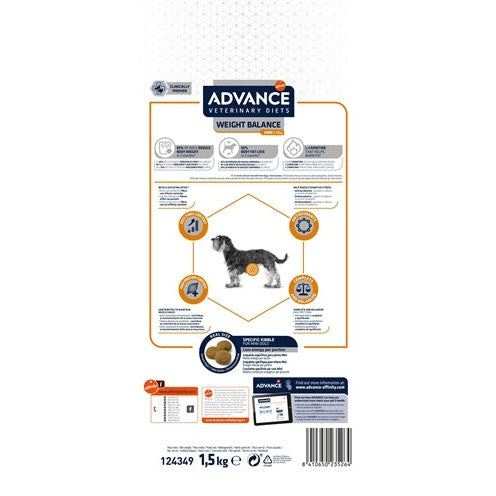 Advance Veterinary Diet Dog Weight Balance Mini - DROOGVOER - BrokjesKoning.nl