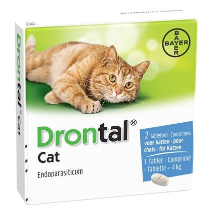Bayer Drontal Ontworming Kat - BESTRIJDINGSARTIKELEN - BrokjesKoning.nl