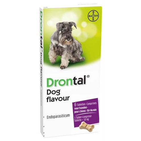 Bayer Drontal Tasty Ontworming Hond - BESTRIJDINGSARTIKELEN - BrokjesKoning.nl