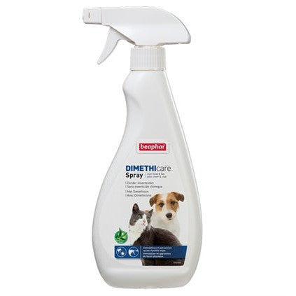 Beaphar Dimethicare Spray Hond / Kat Tegen Vlooien En Teken - BESTRIJDINGSARTIKELEN - BrokjesKoning.nl