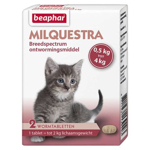 Beaphar Milquestra Kleine Kat / Kitten - BESTRIJDINGSARTIKELEN - BrokjesKoning.nl