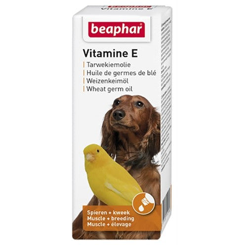 Beaphar Vitamine E Tarwekiemolie - VOEDINGSSUPPLEMENTEN - BrokjesKoning.nl