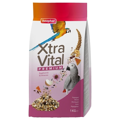 Beaphar Xtravital Papegaai - DROOGVOER/ZADEN - BrokjesKoning.nl
