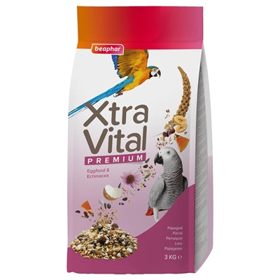 Beaphar Xtravital Papegaai - DROOGVOER/ZADEN - BrokjesKoning.nl