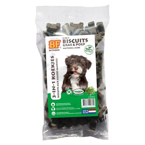 Bf Petfood 3 In 1 Hondenmineralenkoekjes Kruiden Mini - SNACKS KOEK - BrokjesKoning.nl