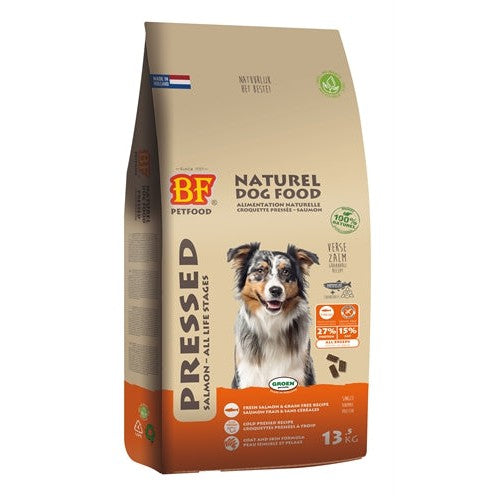 Bf Petfood Geperst Zalm Graanvrij - DROOGVOER - BrokjesKoning.nl