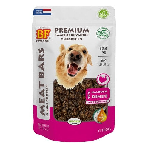 Bf Petfood Meat Bars Kalkoen - SNACKS KAUW - BrokjesKoning.nl