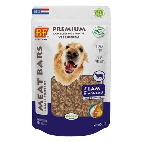 Bf Petfood Meat Bars Lam - SNACKS KAUW - BrokjesKoning.nl
