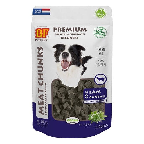 Bf Petfood Meat Chunks Lam - SNACKS KOEK - BrokjesKoning.nl