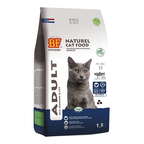 Bf Petfood Premium Quality Kat Adult Fit - DROOGVOER - BrokjesKoning.nl