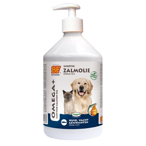 Bf Petfood Zalmolie - VOEDINGSSUPPLEMENTEN - BrokjesKoning.nl