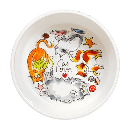 Blond Amsterdam Voerbak Cat Love - VOER/DRINKBAKKEN - BrokjesKoning.nl