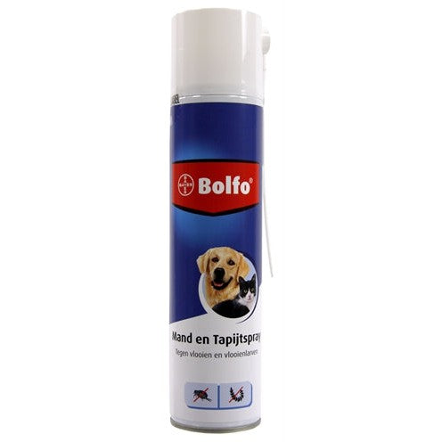 Bolfo Mand- En Tapijtspray - BESTRIJDINGSARTIKELEN - BrokjesKoning.nl