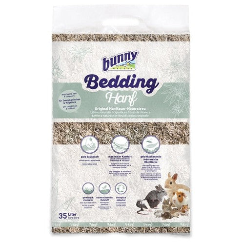 Bunny Nature Bunnybedding Hanf Hennepvezel - BODEMBEDEKKING - BrokjesKoning.nl