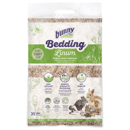 Bunny Nature Bunnybedding Linum Vlasvezel - BODEMBEDEKKING - BrokjesKoning.nl