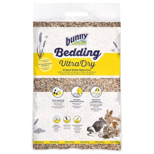 Bunny Nature Bunnybedding Ultra Dry Spelt - BODEMBEDEKKING - BrokjesKoning.nl