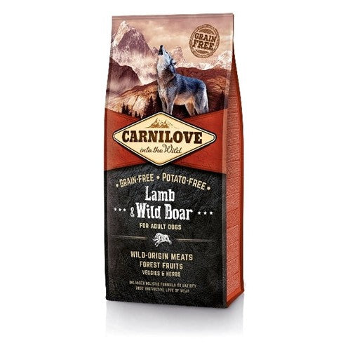 Carnilove Lamb / Wild Boar Adult - DROOGVOER - BrokjesKoning.nl