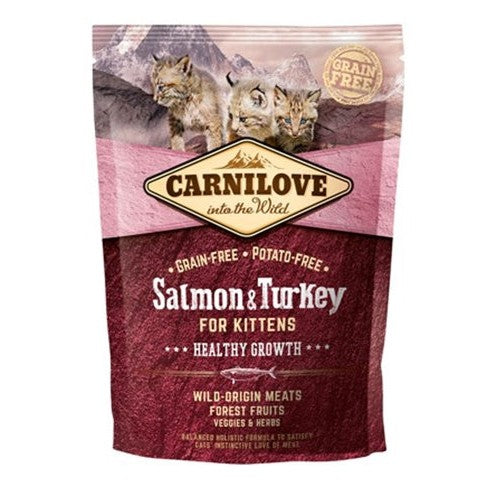 Carnilove Salmon / Turkey Kittens - DROOGVOER - BrokjesKoning.nl