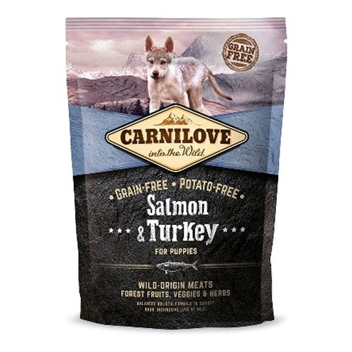 Carnilove Salmon / Turkey Puppies - DROOGVOER - BrokjesKoning.nl