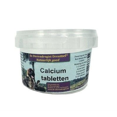 Dierendrogist Calcium Tabletten - VOEDINGSSUPPLEMENTEN - BrokjesKoning.nl
