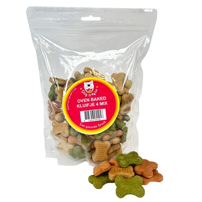Dog Treatz Oven Baked Kluifje 4 Mix - SNACKS KOEK - BrokjesKoning.nl