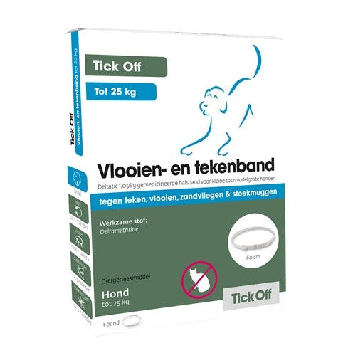 Emax Tick Off Tekenband Kleine Tot Middelgrote Hond - BESTRIJDINGSARTIKELEN - BrokjesKoning.nl