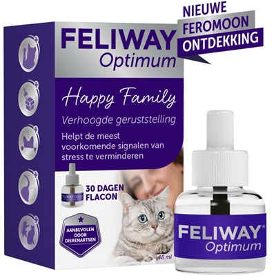 Feliway Optimum Navulling - BESTRIJDINGSARTIKELEN - BrokjesKoning.nl