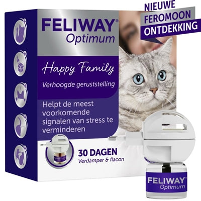 Feliway Optimum Verdamper Met Vulling - BESTRIJDINGSARTIKELEN - BrokjesKoning.nl