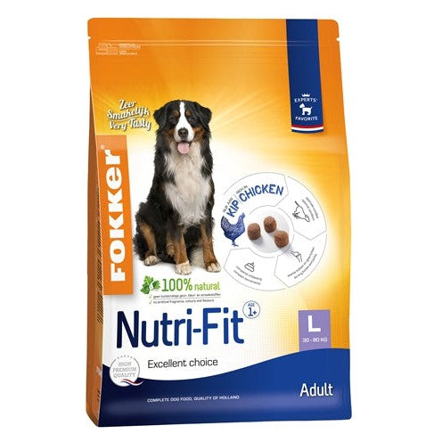 Fokker Nutri-Fit Adult Large - DROOGVOER - BrokjesKoning.nl