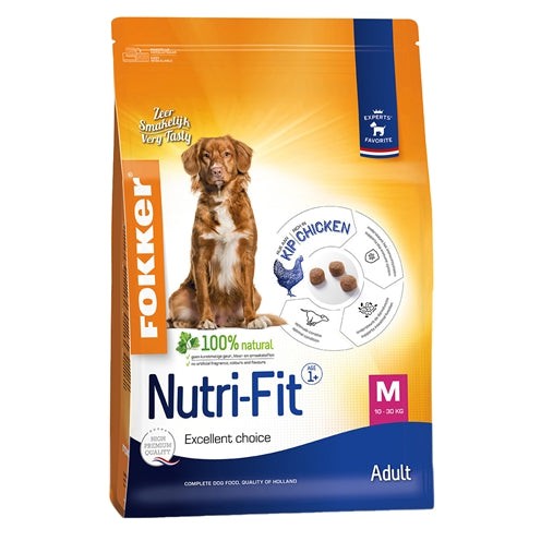 Fokker Nutri-Fit Adult Medium - DROOGVOER - BrokjesKoning.nl