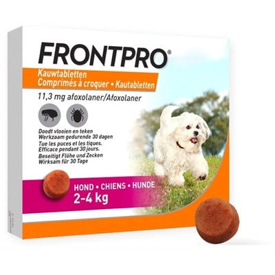 Frontline Frontpro Kauwtabletten - BESTRIJDINGSARTIKELEN - BrokjesKoning.nl