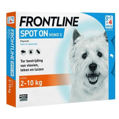 Frontline Hond Spot On Small - BESTRIJDINGSARTIKELEN - BrokjesKoning.nl