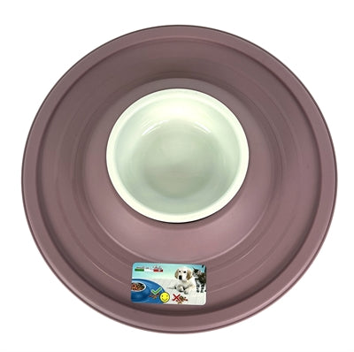Happy Pet Mad About Pets Voerbak / Drinkbak Volcano Blush Roze - VOER/DRINKBAKKEN - BrokjesKoning.nl