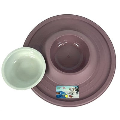 Happy Pet Mad About Pets Voerbak / Drinkbak Volcano Blush Roze - VOER/DRINKBAKKEN - BrokjesKoning.nl